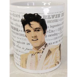 Megatoys Elvis Presley 2017 Coffee Mug W/Elvis Picture Onit New